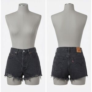 Levi's Women's Black Denim Shorts